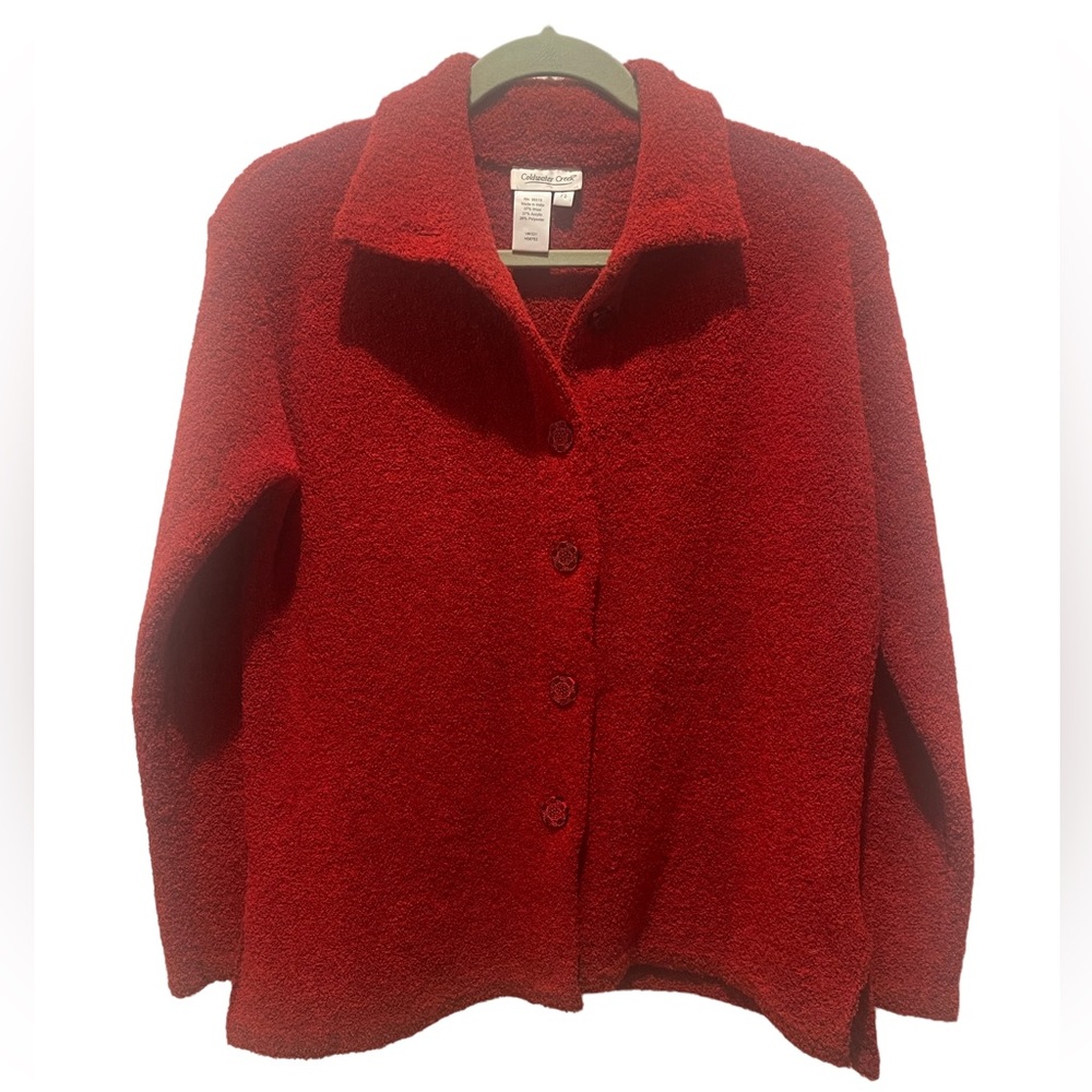 COLDWATER CREEK Wool Blend Knit Jacket
